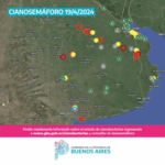3 municipios continúan en alerta roja por cianobacterias en la provincia de Bs As