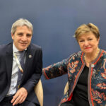 Caputo se reunió con la número uno del FMI en el G20 de Río de Janeiro