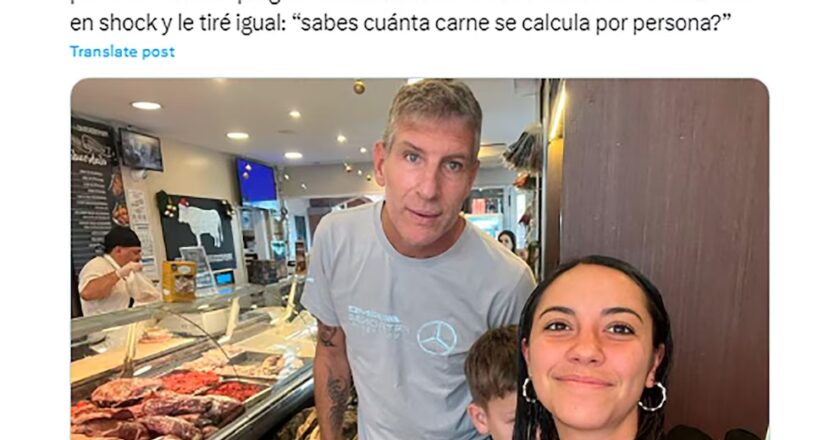 Se cruzó a Martín Palermo en una carnicería y le hizo una particular pregunta: “Entré en shock”