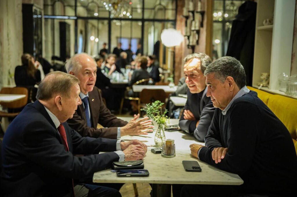 Jorge Macri se reunió en Madrid con el presidente electo de Venezuela, Edmundo González Urrutia